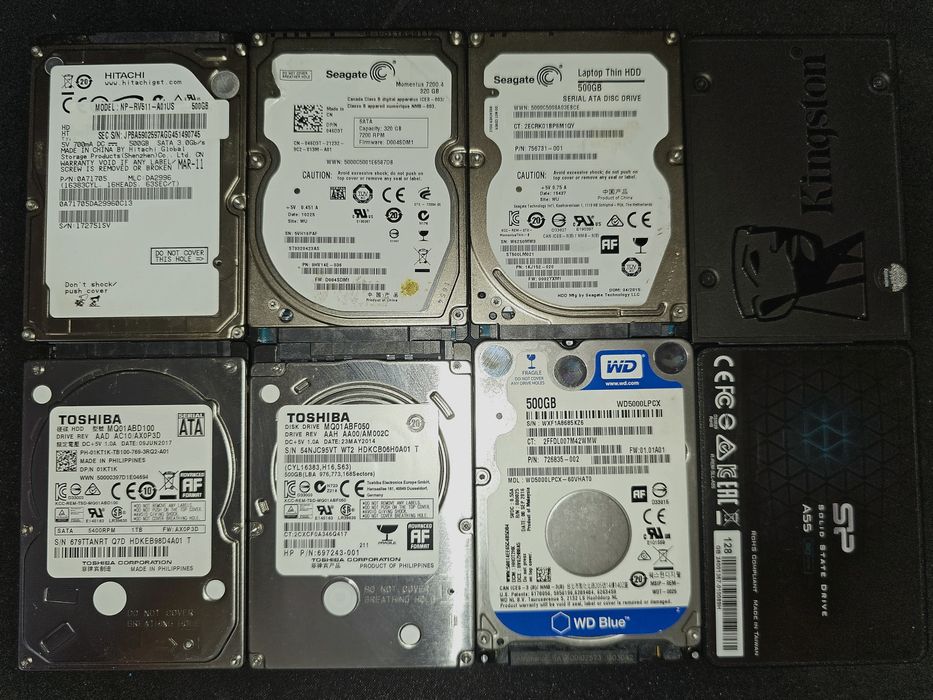 Vand SSD/HDD - Kingston, Toshiba, WD, Seagate, Hitachi