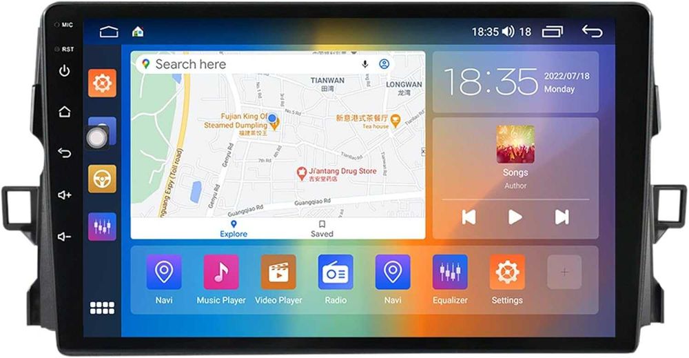 Мултимедия Двоен дин за Toyota Auris Плеър 2 DIN навигация Android