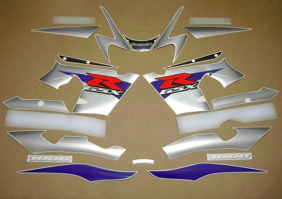 Стикери Сузуки 1000 GSXR 2001-2002г лепенки Suzuki GSX-R к1 к2 k1 k2