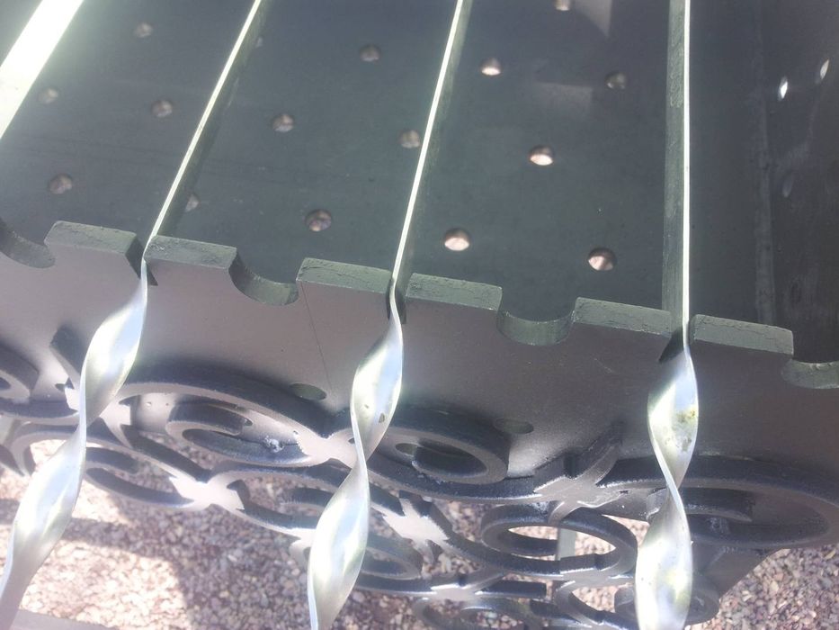 Мангал с электроприводом