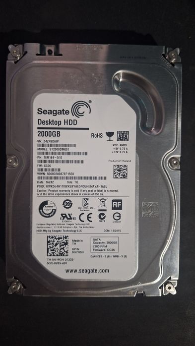 HDD Seagate 2TB Perfect
