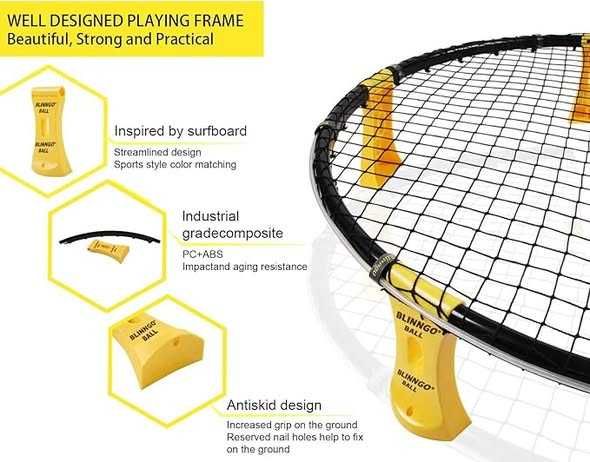 Setul de plasă rotundă Mookis Blinngoball