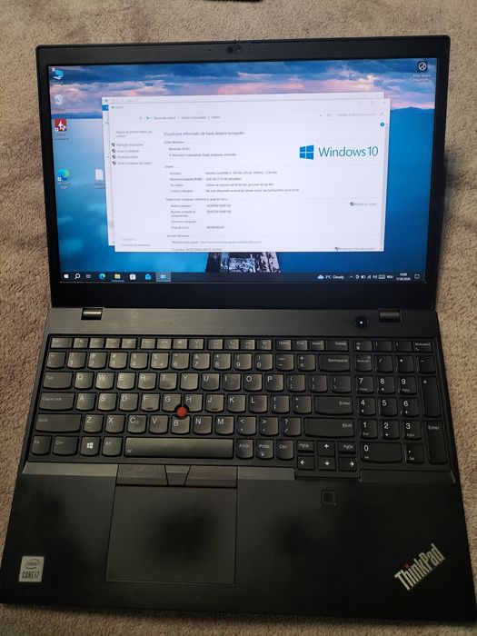 Lenovo L15 gen 1,i7 -10th,8gb ram,ssd 256 GB ,15.6 fhd ips