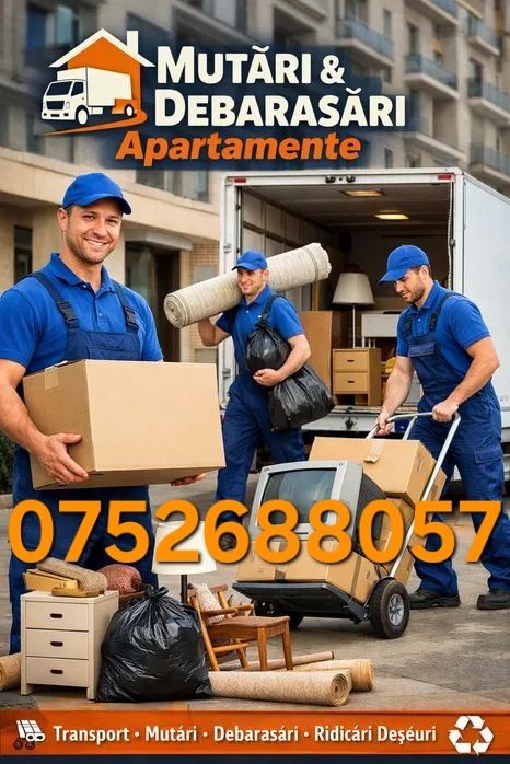 Transport mobila Debarasari Apartamente  Moloz Mutari  marfa demolam