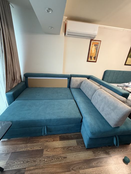 Разтегателен диван от две части 250х190