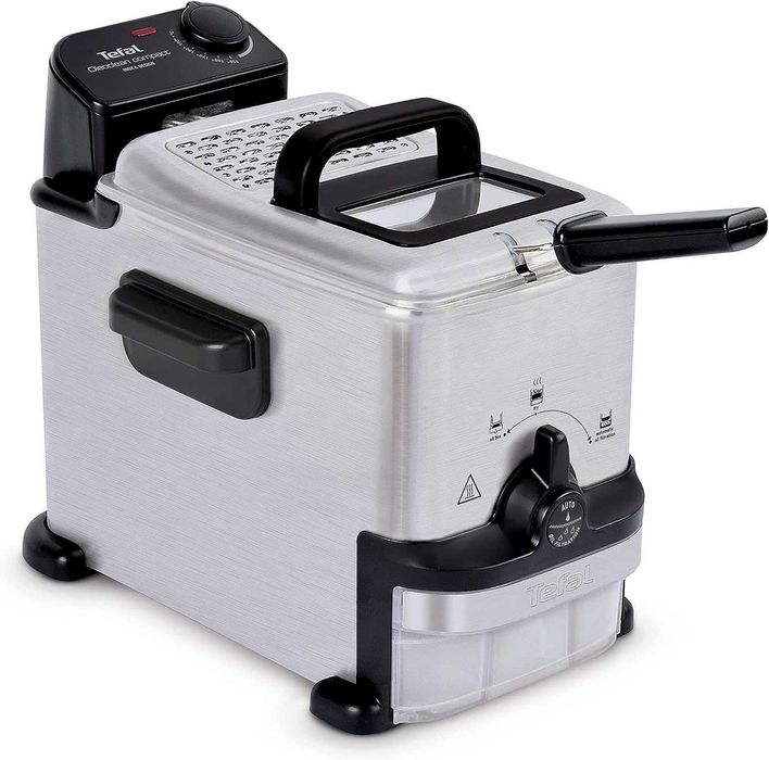 Фритюрник Tefal Oleoclean Compact 2L (FR7016) 1500W с маслена филтрация