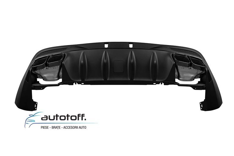Difuzor bara spate 63 AMG GLE Coupe C167 compatibil cu Mercedes (2020+) Black Design