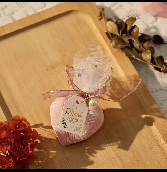 Бонбоньерки “Сердечки с Жемчугом”