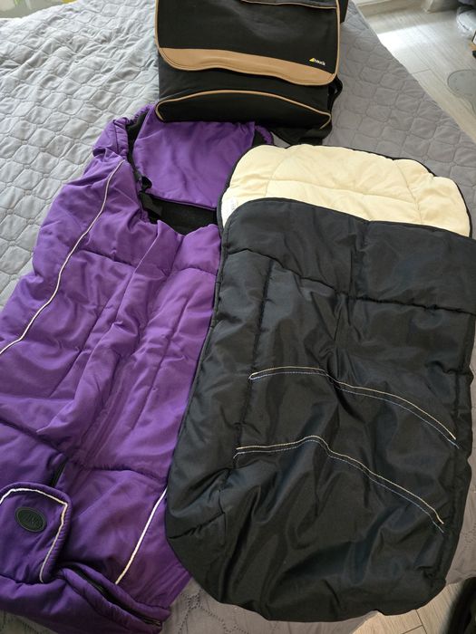 Количка Hauck в комплект с чанта и два зимни чувала