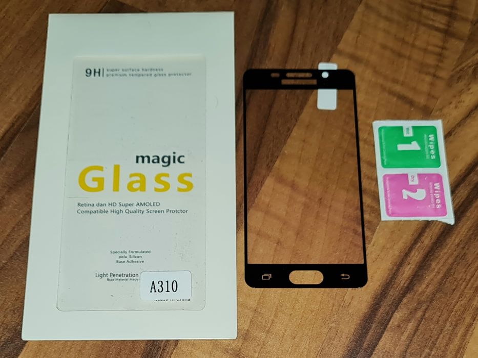 Folie sticla full cover originala SuperGlass Samsung Galaxy A3 2016