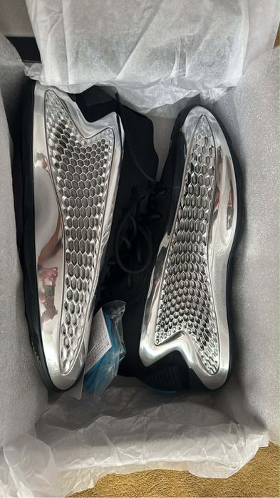 Pantofi baschet Anthony Edwards 1 Silver Metalic