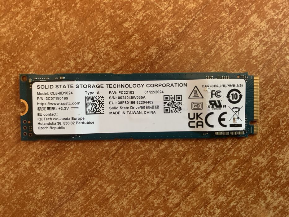 Ssd 1tb 2280 PCIe NVME