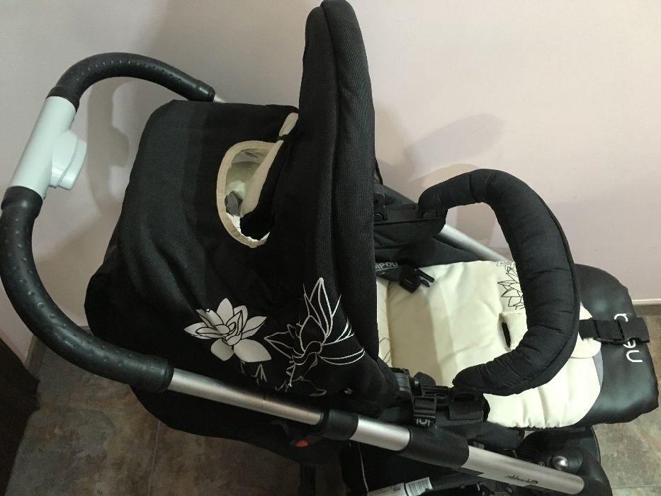 Комбинирана количка Чиполино Нева Муув две в едно, цвят: ванилия