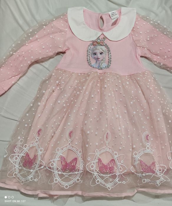 Нова рокля Елза розова