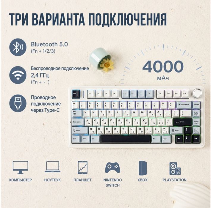 Клавиатура AULA F75 pro механика