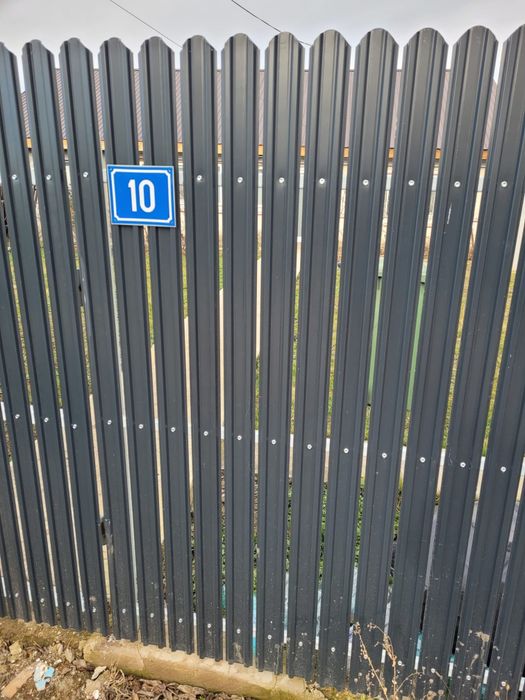 Vand sipca metalica de gard grosime 0,6 grosime reala
