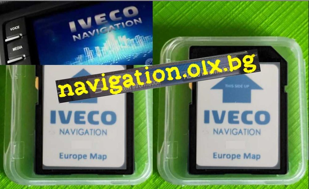 2025 IVECO карта навигация Ивеко камиони ванове Stralis Daily SD card