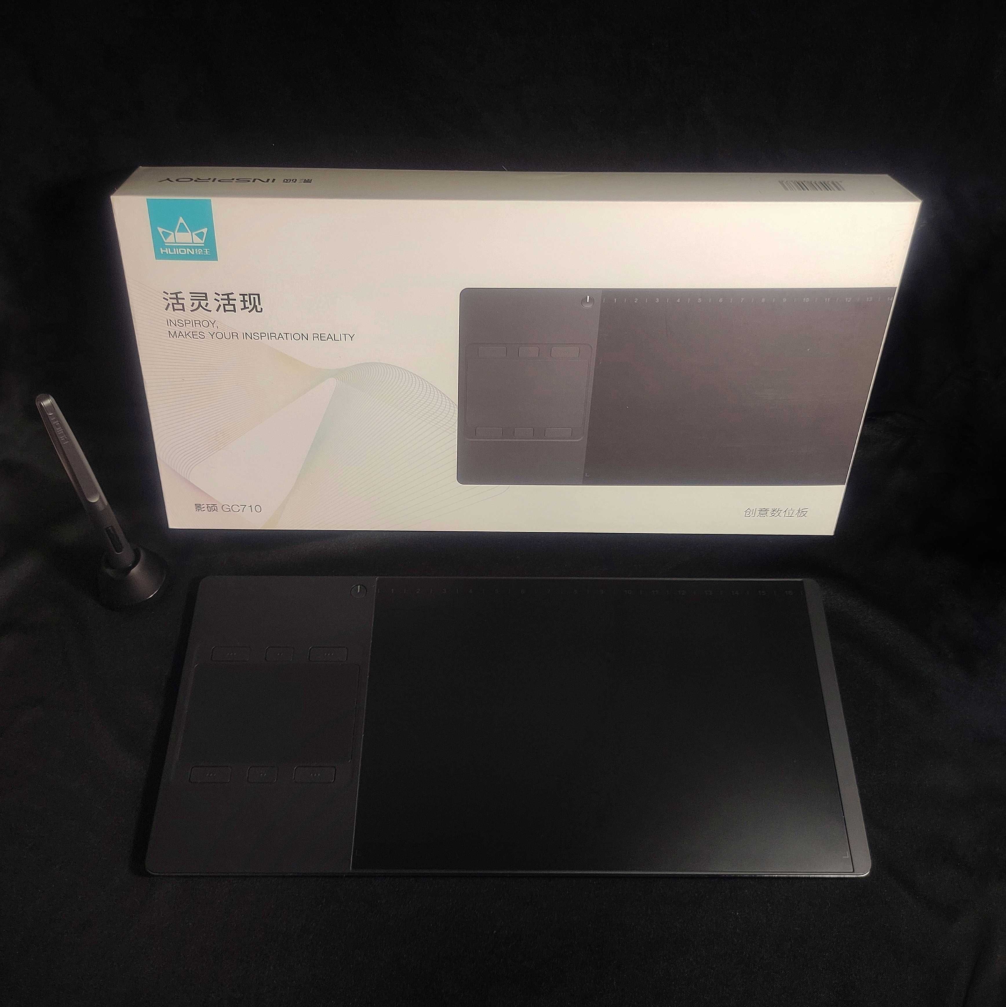 Новый Большой Беспроводной Сенсорный Графический Планшет HUION GC710: 1 ...