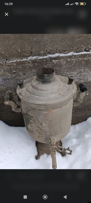 Самовар очень хороший рабочий XIX века