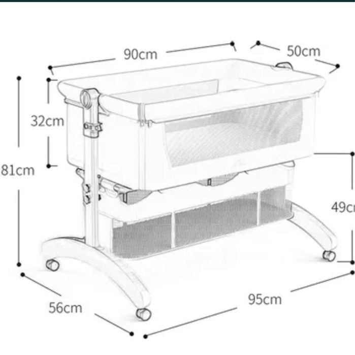 Кроватка приставная