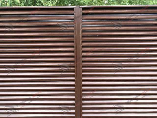 Забор жалюзи еврозабор