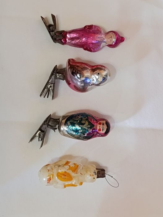 Ёлочные игрушки СССР  ( стекло )