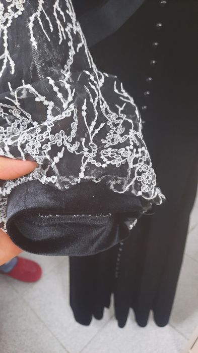 Платье бархатное чёрное 15000₸ турецкое