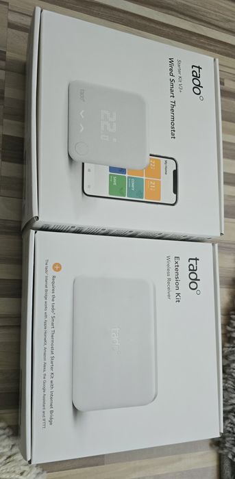 Sistem Termostat Inteligent Tado V3+ (Wired) + Extension Kit – SIGILAT