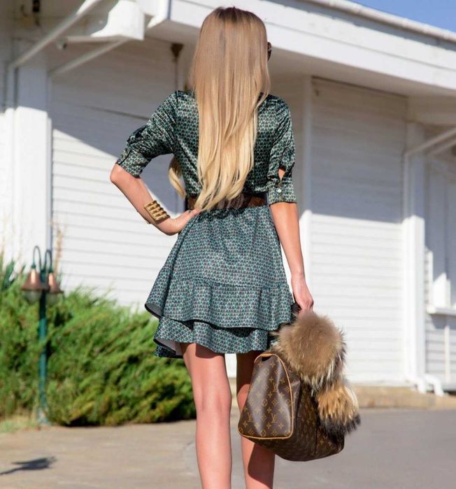 On the spotlight ruffles рокля на Alessa