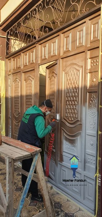 Дарвоза по краска ворот