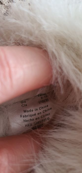 Incaltaminte blana pentru fetițe  mărimea 26/27