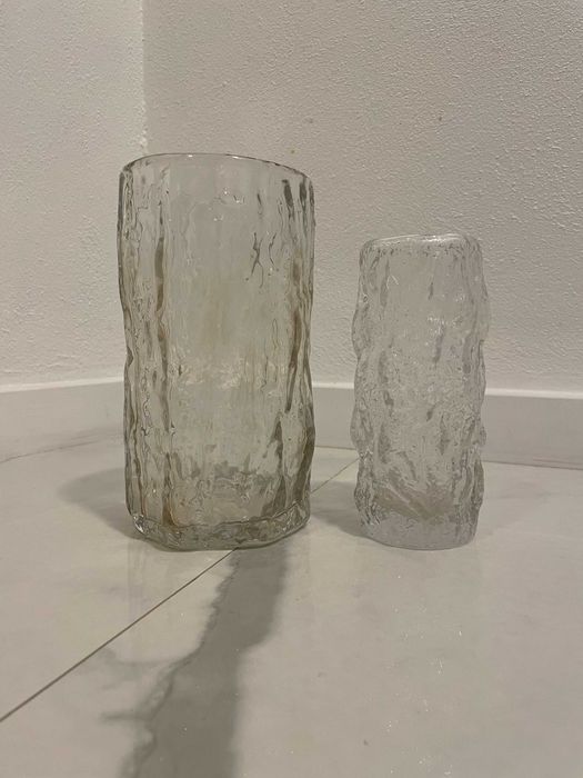 Geoffrey Baxter pentru Whitefriars  UK doua vaze britanice originale