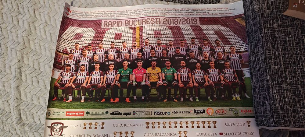 Poster RAPID București, 2018