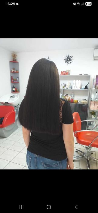 ЕСТЕСТВЕНА коса 100% 80см.