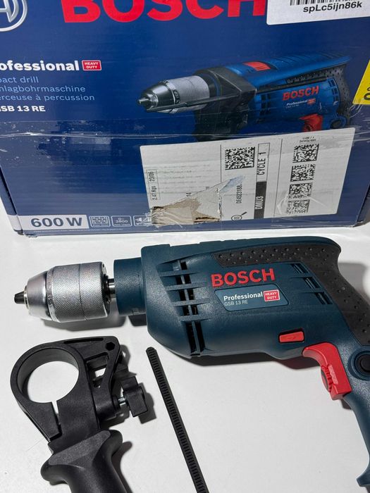 Bosch GSB 13 RE - Masina de gaurit cu percutie, 600 W, mandrina rapida