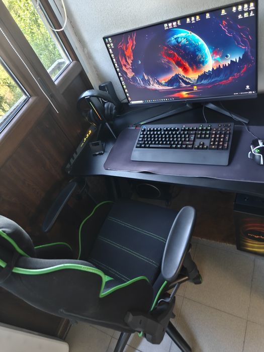 Setup Gaming Complet – PC + Monitor + Birou + Scaun + Periferice rtx 3060 ti , i5 10600k