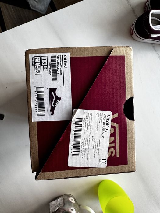 Vans кеды детские