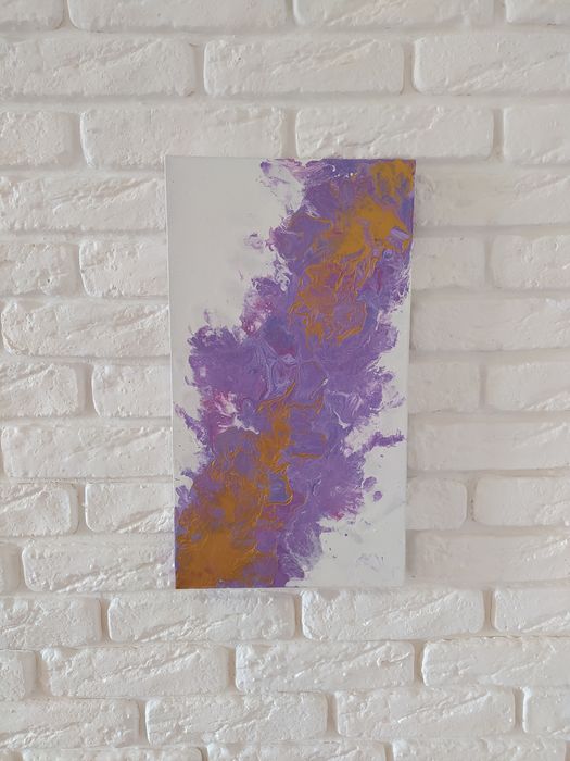 Картина, флюид арт