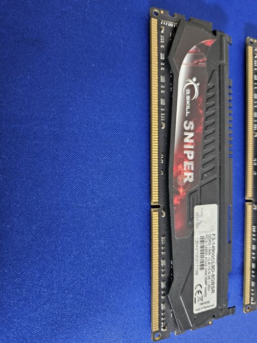 2x4gb ddr3 gskill sniper f3 14900 cl9d-8gbsr