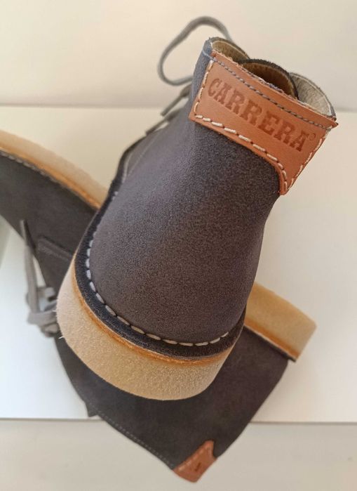 Ghete desert 44 42 43 chukka suede Carrera NOI piele naturala moale