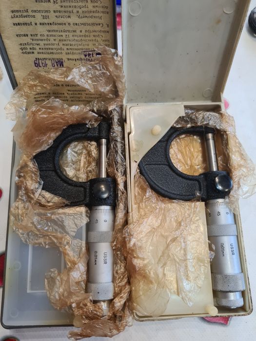 2бр микрометри 0-25мм