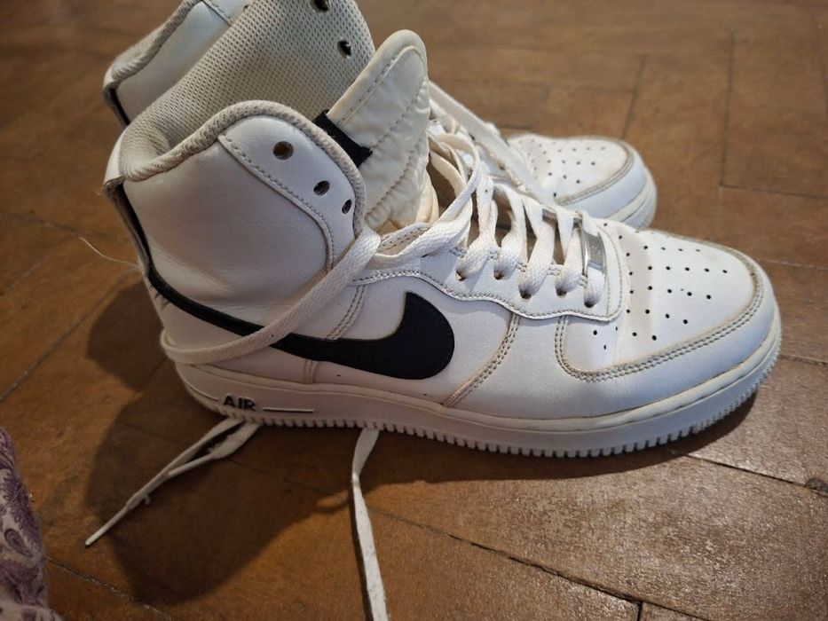 Nike Air Force 1 High '07 AN20 albi cu negru