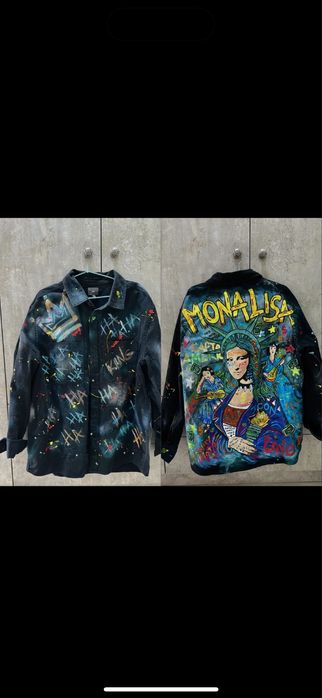 Продам джинсовые куртки джинсовки роспись на одежде
