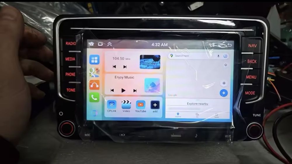 Navigatie 4GB Carplay / Android Auto Volkswagen VW Skoda Seat Passat