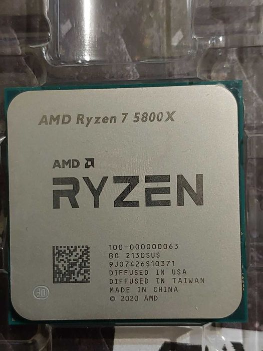 AMD Ryzen 7 5800X + Asus Rog StriX B550-F Gaming