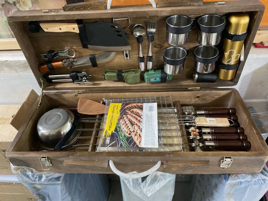 Шашлычный набор для мужчины подарок.