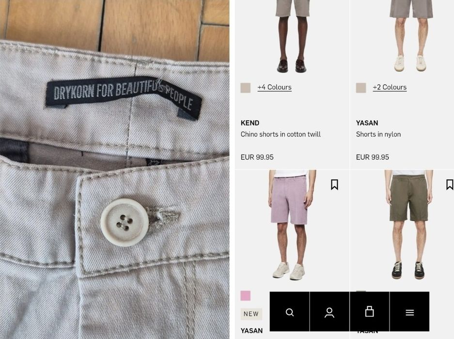 Pantaloni scurți chino Premium, Bărbați, Drykorn - Mărimea 33