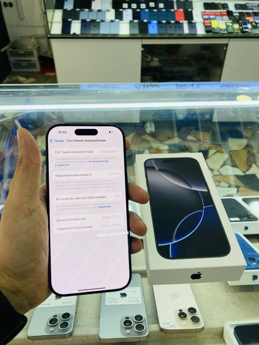 iPhone 16 Pro  256 gb black 100%