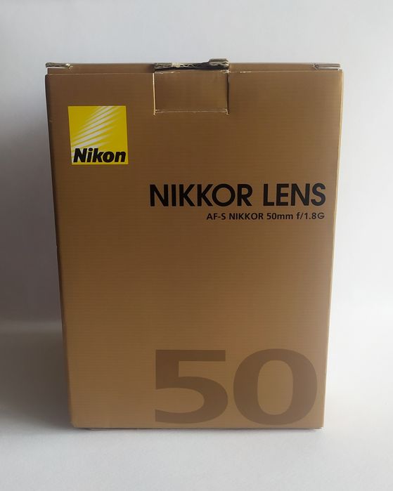 Nikon обектив 50мм AF-S Nikkor 50mm 1:1.8G dslr