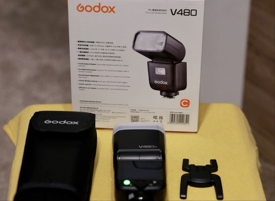 Blitz Godox v480 canon impecabil in garantie